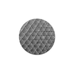 Grid Wire Mesh Stainless Rods Metal Golf Ball Marker by artworkshop