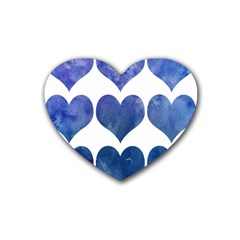 Valentin Heart  Love Rubber Heart Coaster (4 Pack) by artworkshop