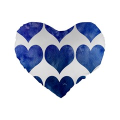 Valentin Heart  Love Standard 16  Premium Heart Shape Cushions by artworkshop