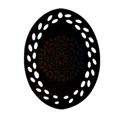 Abstract 002 Oval Filigree Ornament (two Sides) by nate14shop