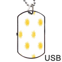 Abstract 003 Dog Tag Usb Flash (one Side)