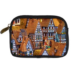 Christmas-motif Digital Camera Leather Case by nate14shop