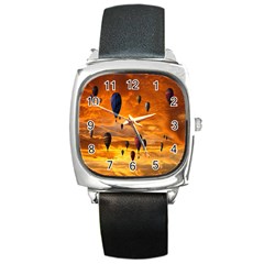Emotions Square Metal Watch by nate14shop