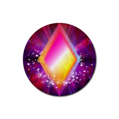 My Diamonds Rubber Coaster (round) by Thespacecampers
