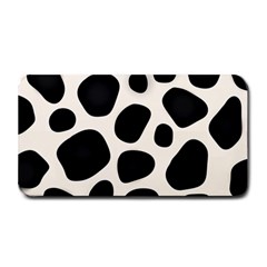 Leoperd-white-black Background Medium Bar Mats by nate14shop