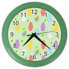 Eggs Color Wall Clock