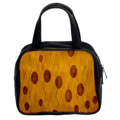 Mustard Classic Handbag (two Sides) by nate14shop