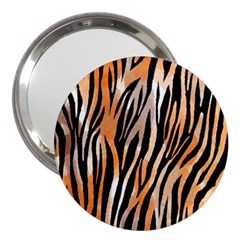 Seamless Zebra Stripe 3  Handbag Mirrors