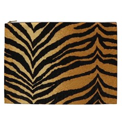 Greenhouse-fabrics-tiger-stripes Cosmetic Bag (xxl) by nate14shop