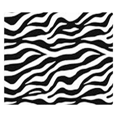 Tiger White-black 003 Jpg Double Sided Flano Blanket (small)  by nate14shop