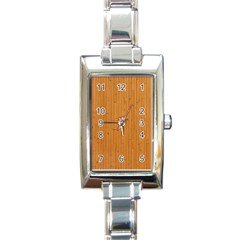 Hardwood Vertical Rectangle Italian Charm Watch by artworkshop