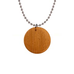 Hardwood Vertical 1  Button Necklace by artworkshop