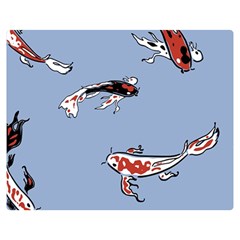 Fish Carp Koi Koi Double Sided Flano Blanket (medium)  by artworkshop