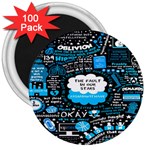 The Fault In Our Stars Collage 3  Magnets (100 pack)