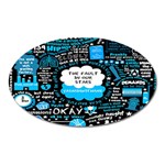 The Fault In Our Stars Collage Oval Magnet