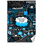 The Fault In Our Stars Collage Canvas 12  x 18 
