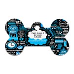 The Fault In Our Stars Collage Dog Tag Bone (One Side)
