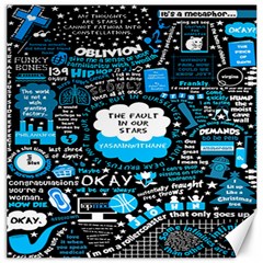The Fault In Our Stars Collage Canvas 12  X 12  by nate14shop