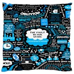 The Fault In Our Stars Collage Large Cushion Case (Two Sides)