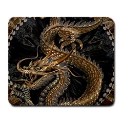 Fantasy Dragon Pentagram Large Mousepads by Jancukart