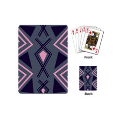 Abstract Pattern Geometric Backgrounds  Playing Cards Single Design (mini) by Eskimos
