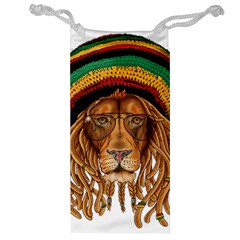 Lion Rastafari Jewelry Bag by Jancukart