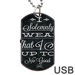 I Solemnly Swear Harry Potter Dog Tag Usb Flash (one Side) by nate14shop