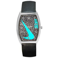 Just Do It Leopard Silver Barrel Style Metal Watch by nate14shop