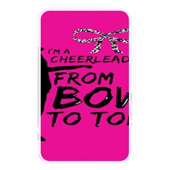 Bow To Toe Cheer Pink Memory Card Reader (rectangular) by nate14shop