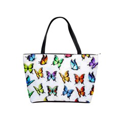 Big Collection Off Colorful Butterfiles Classic Shoulder Handbag by nate14shop