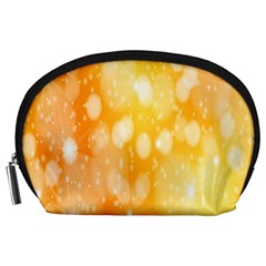 Abstract Sparkling Christmas Day Accessory Pouch (large) by artworkshop