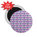 Hackers Town Void Mantis Hexagon Bigender Pride Flag 2.25  Magnets (100 pack) 