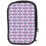 Hackers Town Void Mantis Hexagon Bigender Pride Flag Compact Camera Leather Case