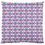 Hackers Town Void Mantis Hexagon Bigender Pride Flag Large Flano Cushion Case (Two Sides)