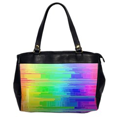Colors-rainbow-chakras-style Oversize Office Handbag (2 Sides) by Jancukart