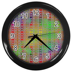 Sacred Message Wall Clock (black) by Thespacecampers