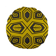 Abstract Pattern Geometric Backgrounds Standard 15  Premium Round Cushions by Eskimos