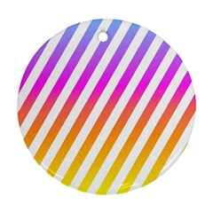 Abstract-lines-mockup-oblique Ornament (round)