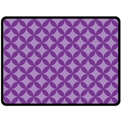 Purple-background Fleece Blanket (large)  by nate14shop