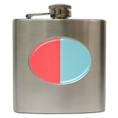 Red-two Calor Hip Flask (6 Oz) by nate14shop