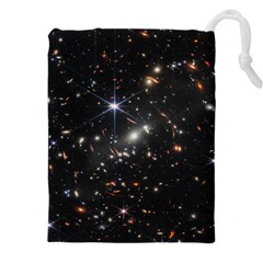 James Webb Space Telescope Deep Field Drawstring Pouch (5xl) by PodArtist