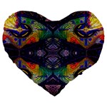 Phronesis-awareness-philosophy Large 19  Premium Heart Shape Cushions