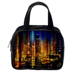 Skyline-light-rays-gloss-upgrade Classic Handbag (one Side) by Jancukart