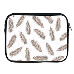 Christmas-seamless-pattern-with-gold-fir-branches Apple Ipad 2/3/4 Zipper Cases by nate14shop