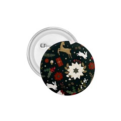 Hand Drawn Christmas Pattern Design 1 75  Buttons by nate14shop