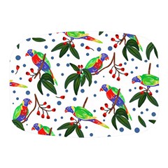 Seamless-pattern-with-parrot Mini Square Pill Box