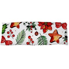 Pngtree-watercolor-christmas-pattern-background Body Pillow Case (dakimakura) by nate14shop