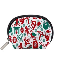 Chrismas Pattern Accessory Pouch (small)