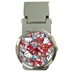 Hello-kitty-003 Money Clip Watches Front