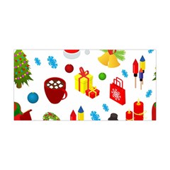 Christmas-celebration-seamless-pattern-background-vector Yoga Headband by nate14shop